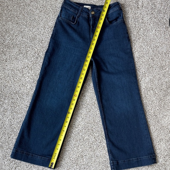 Pilcro Dark Blue Flare Jeans - Picture 6 of 9